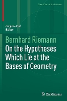 Book Cover for On the Hypotheses Which Lie at the Bases of Geometry by Bernhard Riemann