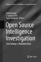 Book Cover for Open Source Intelligence Investigation by Babak Akhgar