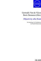 Book Cover for Objectivity after Kant by Gertrudis Van De Vijver