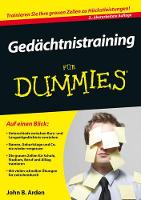 Book Cover for Gedächtnistraining für Dummies by John B. (Kaiser Permanente, Vallejo, CA) Arden