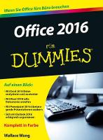 Book Cover for Office 2016 für Dummies by Wallace (San Deigo, CA) Wang