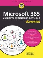 Book Cover for Microsoft 365 Zusammenarbeiten in der Cloud für Dummies by Sigrid Hess, Arno Burger