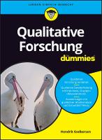Book Cover for Qualitative Forschung für Dummies by Hendrik Godbersen