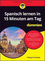 Book Cover for Spanisch lernen in 15 Minuten am Tag für Dummies by Hildegard Rudolph