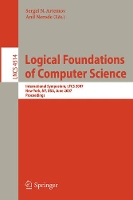 Book Cover for Logical Foundations of Computer Science by Sergei Artemov