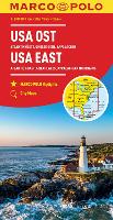 Book Cover for USA East Marco Polo Map by Marco Polo