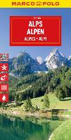 Book Cover for Alps Marco Polo Map by Marco Polo