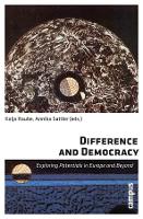 Book Cover for Difference and Democracy by Kolja Raube