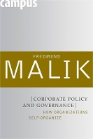 Book Cover for Corporate Policy and Governance by Fredmund Malik