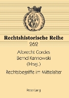 Book Cover for Rechtsbegriffe im Mittelalter by Albrecht Cordes