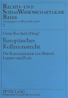 Book Cover for Europaeisches Kollisionsrecht by Wilhelm Brauneder