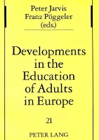 Book Cover for Developments in the Education of Adults in Europe by Peter Jarvis