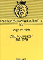 Book Cover for Otto Koellreutter 1883-1972 by Jörg Schmidt