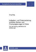 Book Cover for Aufgaben- Und Finanzverteilung Zwischen Zentral- Und Provinzregierungen in China by Hong Tang