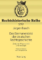 Book Cover for Das Germanenbild der deutschen Rechtsgeschichte by Jrgen Busch