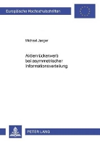 Book Cover for Aktienrueckerwerb Bei Asymmetrischer Informationsverteilung by Michael Jaeger