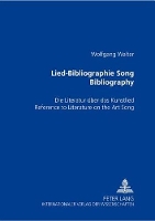 Book Cover for Lied-Bibliographie Song Bibliography by Wolfgang Walter