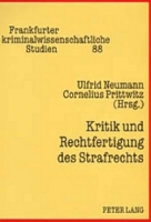 Book Cover for Kritik Und Rechtfertigung Des Strafrechts by Ulfrid Neumann