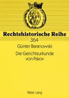 Book Cover for Die Gerichtsurkunde Von Pskov by Günter Baranowski