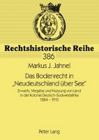 Book Cover for Das Bodenrecht in «Neudeutschland Ueber See» by Hans-Jürgen Becker
