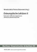 Book Cover for Osteuropaeische Lektueren II by Sylvia Sasse