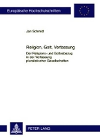 Book Cover for Religion, Gott, Verfassung by Jan Schmidt