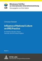 Book Cover for Influence of National Culture on IFRS Practice by Christian Reisloh