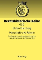 Book Cover for Herrschaft Und Reform by Stefan Ellenberg