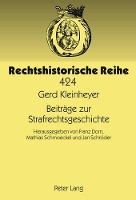 Book Cover for Beitraege Zur Strafrechtsgeschichte by Jan Schröder, Franz Dorn, Mathias Schmoeckel