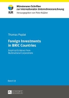 Book Cover for Foreign Investments in BRIC Countries by Thomas Poplat