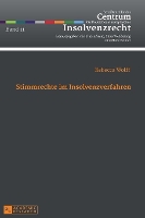 Book Cover for Stimmrechte Im Insolvenzverfahren by Rebecca Wolff