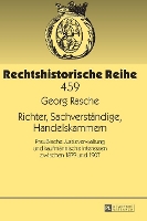 Book Cover for Richter, Sachverstaendige, Handelskammern by Georg Rasche