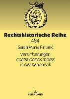 Book Cover for Vereinbarungen Contra Bonos Mores in Der Kanonistik by Sarah Maria Pintaric