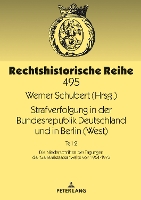 Book Cover for Strafverfolgung in der Bundesrepublik Deutschland und in Berlin (West) by Werner Schubert