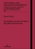 Book Cover for Die direkte Inanspruchnahme des D&O-Versicherers by David Ulrich