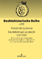 Book Cover for Das Kehdinger Landrecht von 1662 by Alexander Ludewig