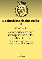 Book Cover for Rudolf von Seckendorff. Reichsgerichtspraesident und Gentleman by Timo G?rlitz