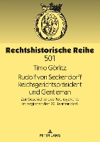 Book Cover for Rudolf von Seckendorff. Reichsgerichtspraesident und Gentleman by Timo Grlitz