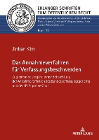 Book Cover for Das Annahmeverfahren f?r Verfassungsbeschwerden; Zugleich eine vergleichende Betrachtung der Annahmeverfahren des Bundesverfassungsgerichts und des US Supreme Court by Jinhan Kim