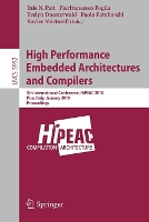 Book Cover for High Performance Embedded Architectures and Compilers by Yale N Patt