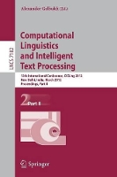 Book Cover for Computational Linguistics and Intelligent Text Processing by Alexander Gelbukh