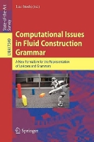 Book Cover for Computational Issues in Fluid Construction Grammar by Luc STEELS