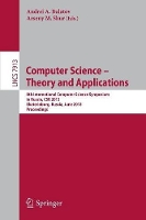 Book Cover for Computer Science - Theory and Applications by Andrei A. Bulatov