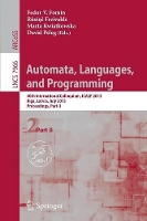 Book Cover for Automata, Languages, and Programming by Fedor V. Fomin