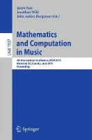 Book Cover for Mathematics and Computation in Music by Jason Yust