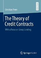 Book Cover for The Theory of Credit Contracts by Christian Prem