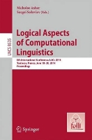 Book Cover for Logical Aspects of Computational Linguistics by Nicholas Asher