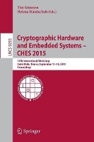 Book Cover for Cryptographic Hardware and Embedded Systems -- CHES 2015 by Tim Güneysu