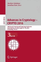 Book Cover for Advances in Cryptology – CRYPTO 2016 by Matthew Robshaw