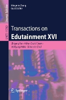 Book Cover for Transactions on Edutainment XVI by Zhigeng Pan